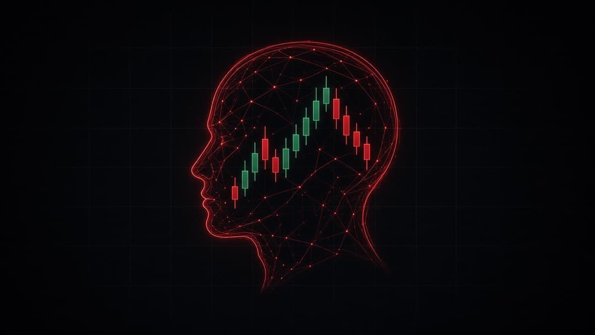 Trading psychology chart showing a session that was profitable at trade six and finished below its starting balance after eleven more trades